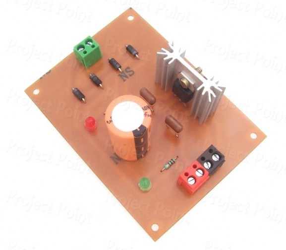 1A 12V Regulated DC Power Supply - 7812 (Min Order Quantity 1 pc for this Product)