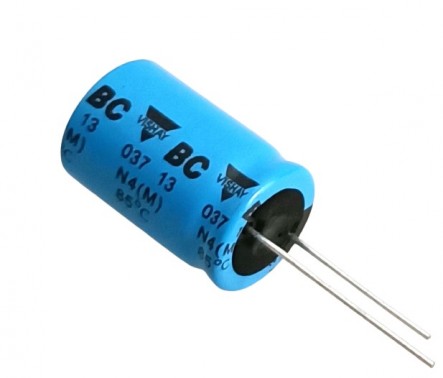 2200uF 25V High Quality Electrolytic Capacitor - Vishay (Min Order Quantity 1pc for this Product)