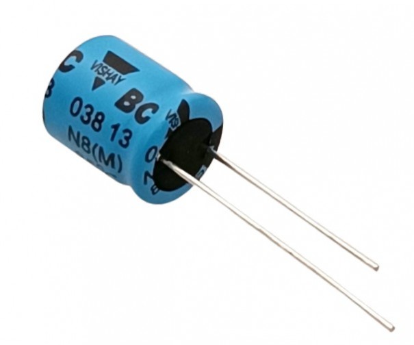 220uF 40V High Quality Electrolytic Capacitor - Vishay (Min Order Quantity 1 pc for this Product)