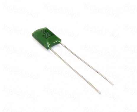 0.022uF - 22nF 100V Non-Polar Polyester Capacitor - 2A223K (Min Order Quantity 1pc for this Product)