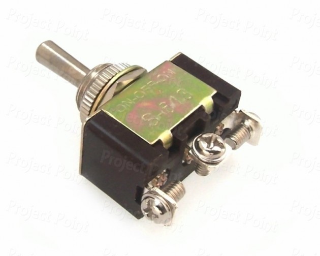 Single Pole Center-Off Heavy Duty Toggle Switch - 6A (Min Order Quantity 1 pc for this Product)