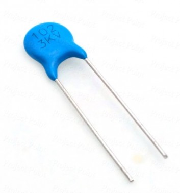 0.001uF - 1nF 3kV High Quality Ceramic Disc Capacitor (Min Order Quantity 1pc for this Product)