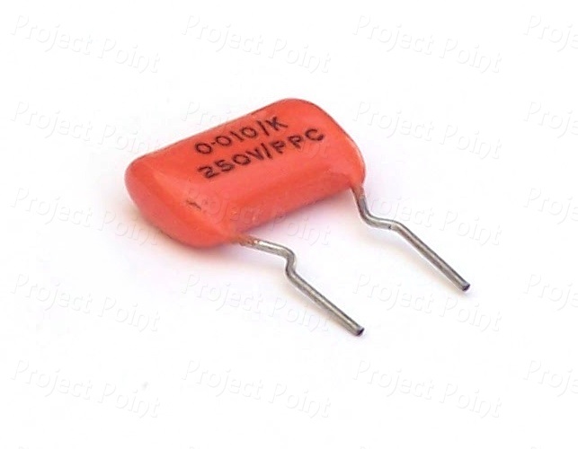 0.01uF - 10nF 250V Non-Polar Polyester Film Capacitor - Philips (Min Order Quantity 1 pc for this Product)