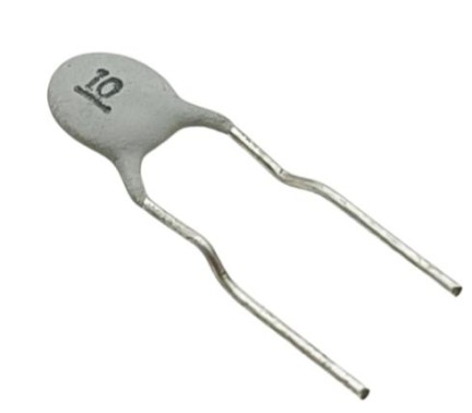 10pF - 0.01nF Ceramic Disc Capacitor - Philips (Min Order Quantity 1 pc for this Product)