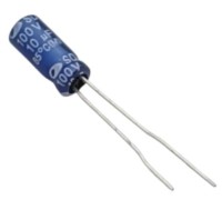 10uF 100V Electrolytic Capacitor - Samwha