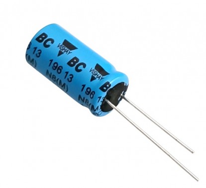 22uF 250V High Quality Electrolytic Capacitor - Vishay (Min Order Quantity 1pc for this Product)