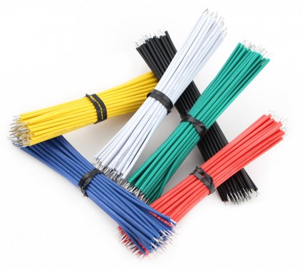 Pre-cut and pre-stripped Breadboard Connecting Wires 2-Inch x 100 Pcs (Min Order Quantity 1pc for this Product)