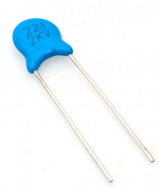 220pF 2kV High Quality Ceramic Disc Capacitor (Min Order Quantity 1pc for this Product)