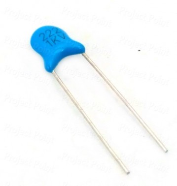 0.0022uF - 2.2nF 1kV High Quality Ceramic Disc Capacitor (Min Order Quantity 1pc for this Product)