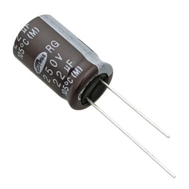 22uF 250V 105°C Electrolytic Capacitor - Samwha (Min Order Quantity 1pc for this Product)
