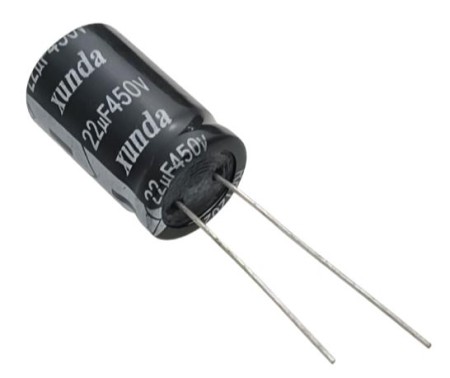 22uF 450V 105°C Best Quality Electrolytic Capacitor - Xunda (Min Order Quantity 1pc for this Product)