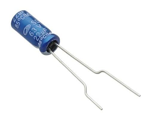 22uF 63V Electrolytic Capacitor - Samwha (Min Order Quantity 1 pc for this Product)