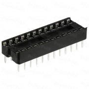24-Pin Low Cost 0.3in IC Socket
