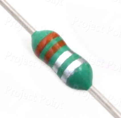 0.33uH - 330nH 0.25W Color Ring Inductor (Min Order Quantity 1 pc for this Product)