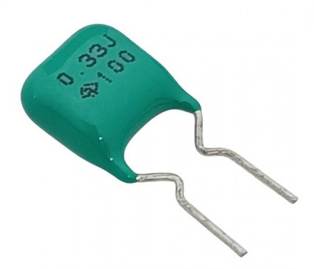 0.33uF - 330nF 100V Non-Polar Film Capacitor (Min Order Quantity 1 pc for this Product)