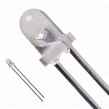3mm High Quality Clear Lens Blue LED (Min Order Quantity 1pc for this Product)
