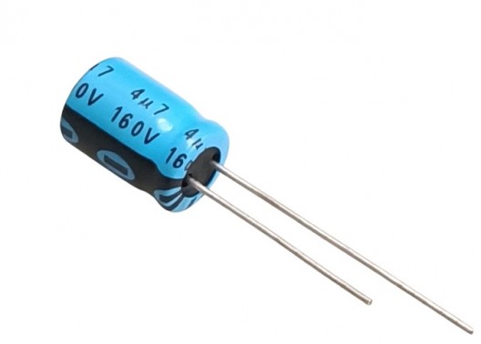 4.7uF 160V High Quality Electrolytic Capacitor - Philips (Min Order Quantity 1pc for this Product)