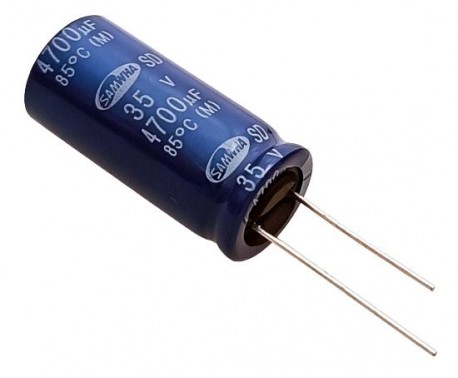 4700uF 35V Electrolytic Capacitor - Samwha (Min Order Quantity 1pc for this Product)