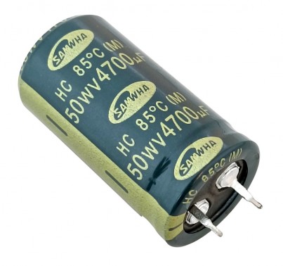 4700uF 50V Best Quality Electrolytic Capacitor - Samwha (Min Order Quantity 1pc for this Product)