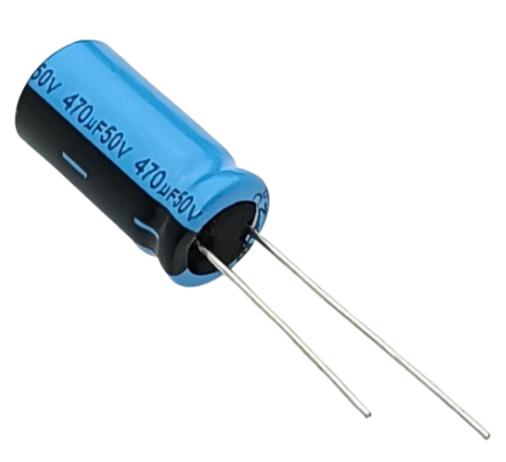 470uF 50V High Quality Electrolytic Capacitor - Vishay (Min Order Quantity 1 pc for this Product)