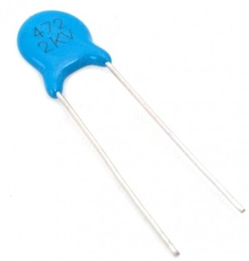 0.0047uF - 4.7nF 2kV High Quality Ceramic Disc Capacitor (Min Order Quantity 1pc for this Product)