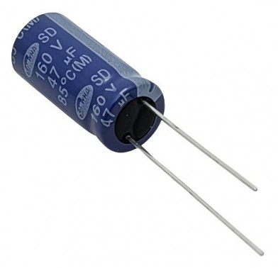 47uF 160V Electrolytic Capacitor - Samwha (Min Order Quantity 1pc for this Product)