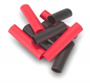 Pre-Cut Heat Shrink Tube 5mm x 20mm Red and Black - 100 Pcs