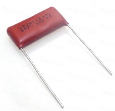 0.0068uF (6.8nF) 1600V Non-Polar Polypropylene Film Capacitor (Min Order Quantity 1pc for this Product)