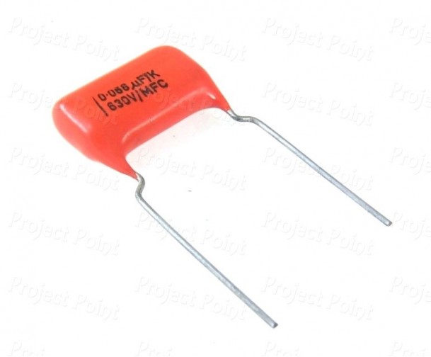 0.068uF - 68nF 630V Non-Polar Polyester Film Capacitor - Philips (Min Order Quantity 1 pc for this Product)