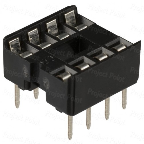 8-Pin Low Cost IC Socket (Min Order Quantity 1 pc for this Product)