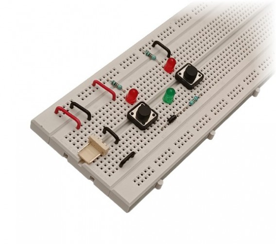 AND Gate Using LED And Diode On Breadboard (Min Order Quantity 1 pc for this Product)