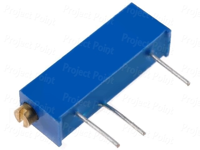 50K Multi-Turn 19mm Preset (Potentiometer) (Min Order Quantity 1 pc for this Product)