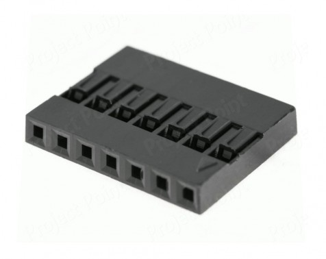 2.54mm Crimp Connector Housing 1x7 (Min Order Quantity 1pc for this Product)