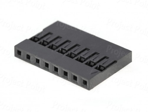 2.54mm Crimp Connector Housing 1x8 (Min Order Quantity 1pc for this Product)