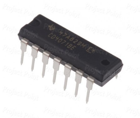 CD4071 - Quad 2-Input OR Gate (Min Order Quantity 1 pc for this Product)