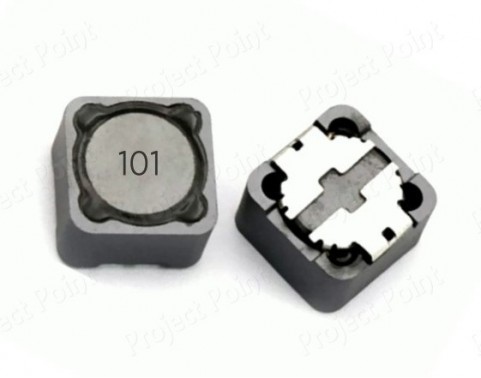 100uH Shielded SMD Power Inductor - CDRH127 (Min Order Quantity 1pc for this Product)