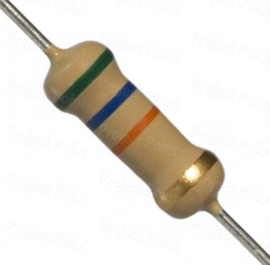 56K Ohm 2W Carbon Film Resistor 5% - High Quality (Min Order Quantity 1pc for this Product)