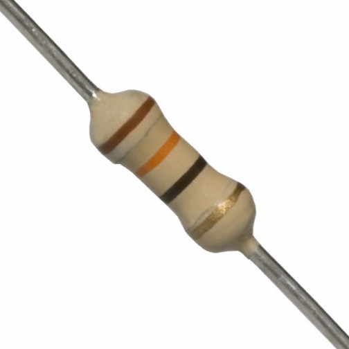 13 Ohm 0.25W Carbon Film Resistor 5% - Medium Quality (Min Order Quantity 1 pc for this Product)