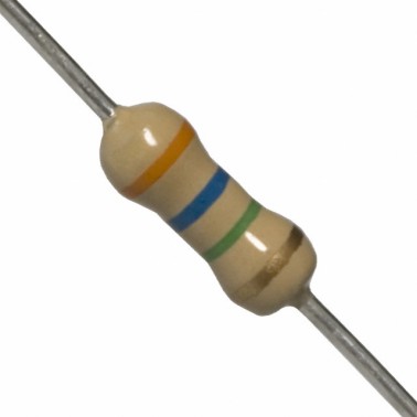 3.6M Ohm 0.25W Carbon Film Resistor 5% - Medium Quality (Min Order Quantity 1pc for this Product)