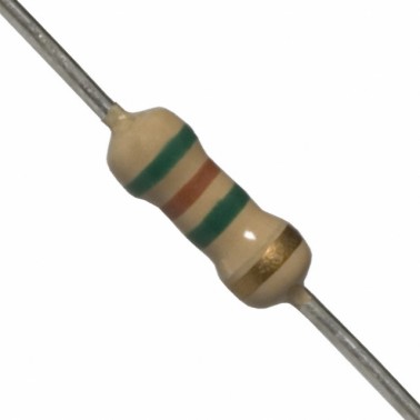 5.1M Ohm 0.25W Carbon Film Resistor 5% - Medium Quality (Min Order Quantity 1pc for this Product)