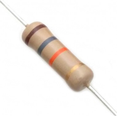 18K Ohm 2W Carbon Film Resistor 5% - High Quality (Min Order Quantity 1pc for this Product)