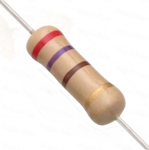 270 Ohm 2W Carbon Film Resistor 5% - High Quality (Min Order Quantity 1 pc for this Product)