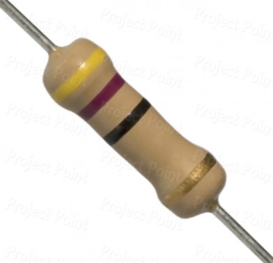 47 Ohm 2W Carbon Film Resistor 5% - High Quality (Min Order Quantity 1pc for this Product)
