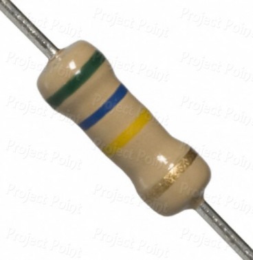 560K Ohm 1W Carbon Film Resistor 5% - High Quality (Min Order Quantity 1pc for this Product)