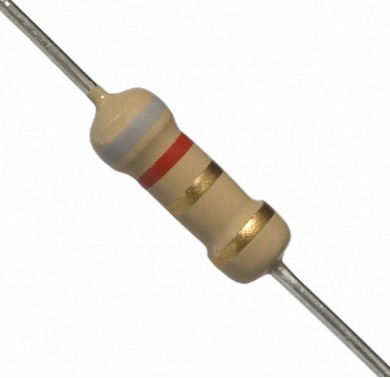 8.2 Ohm 1W Carbon Film Resistor 5% - High Quality (Min Order Quantity 1pc for this Product)
