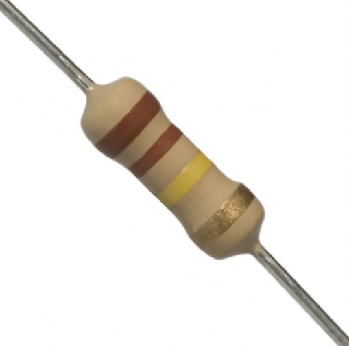 110K Ohm 0.25W Carbon Film Resistor 5% - High Quality (Min Order Quantity 1 pc for this Product)