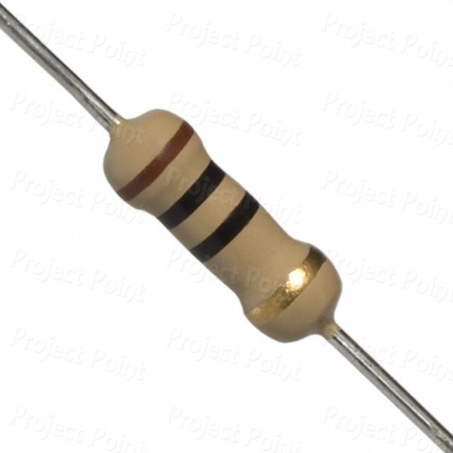 10 Ohm 0.5W Carbon Film Resistor 5% - High Quality (Min Order Quantity 1 pc for this Product)