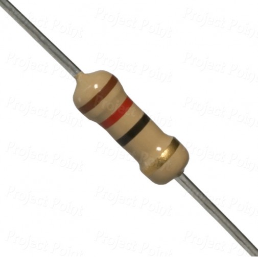 12 Ohm 0.5W Carbon Film Resistor 5% - High Quality (Min Order Quantity 1 pc for this Product)