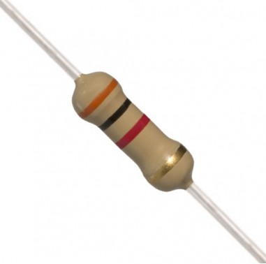 3K Ohm 0.5W Carbon Film Resistor 5% - High Quality (Min Order Quantity 1pc for this Product)