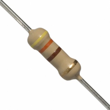 430 Ohm 0.5W Carbon Film Resistor 5% - High Quality (Min Order Quantity 1pc for this Product)